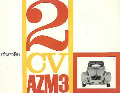 2CV AZM3 - Azam belge
