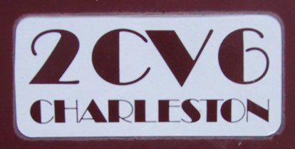 2CV Charleston s�rie limit�e