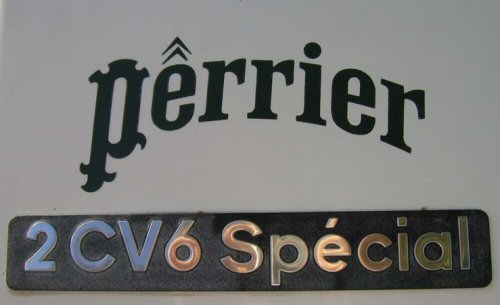 2CV s�rie limit�e Perrier